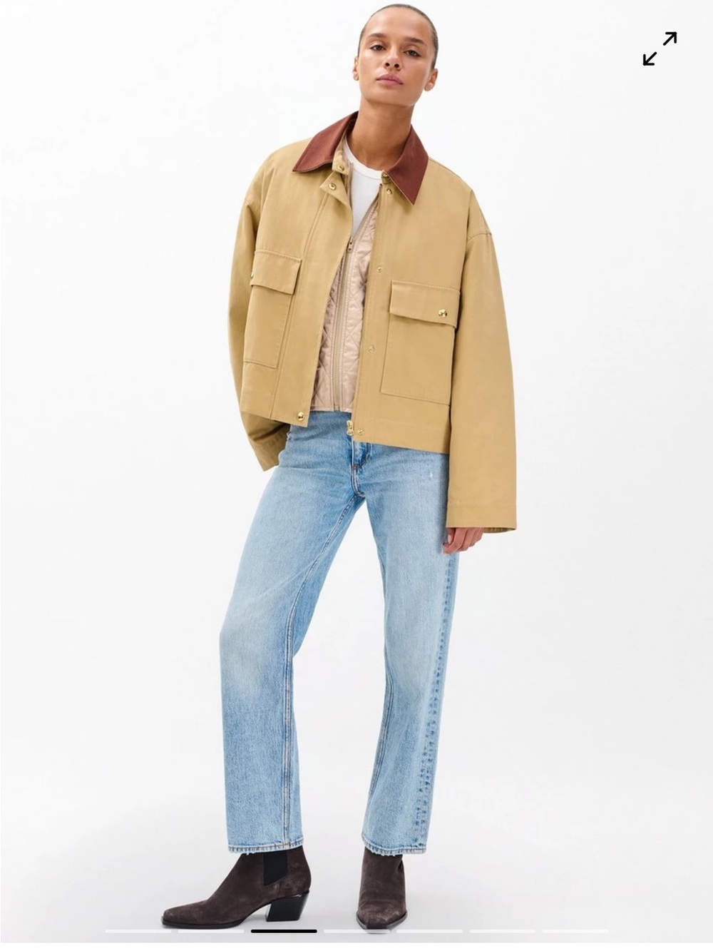Rag & Bone Nonie 2-in-1 Twill Jacket Brand New - Picture 3 of 7